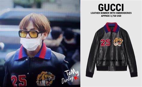 gucci necklace taehyung|gucci gts jacket.